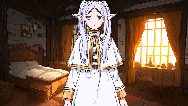 Frieren, Fern & Ubel Give Foot JOI pleasures in Anime Bliss