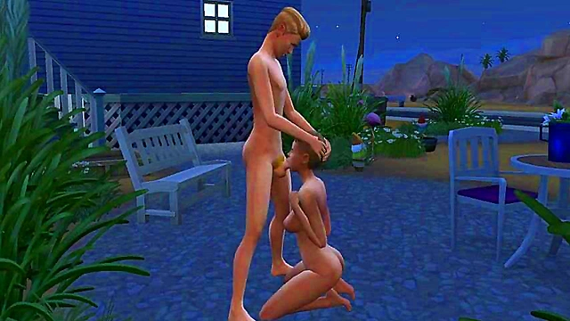 Johnny Zest Enjoying Intimate Moments With Sexy Girl On Terrace