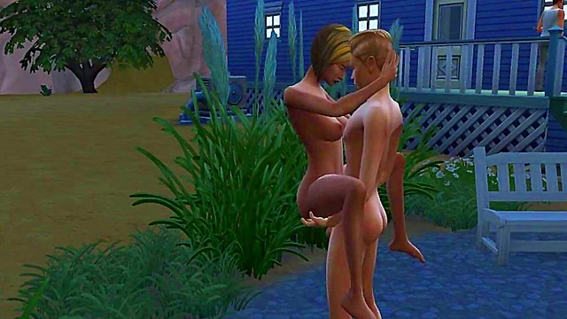 Johnny Zest Enjoying Intimate Moments With Sexy Girl On Terrace