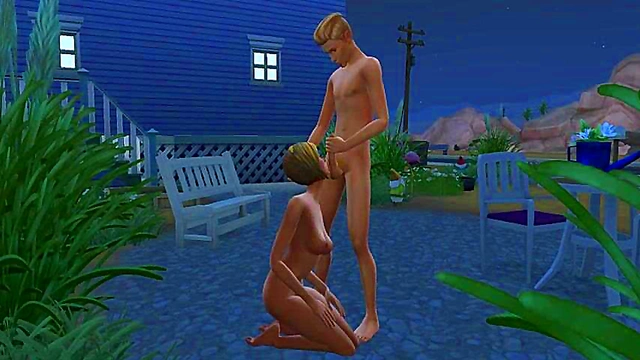 Johnny Zest Enjoying Intimate Moments With Sexy Girl On Terrace