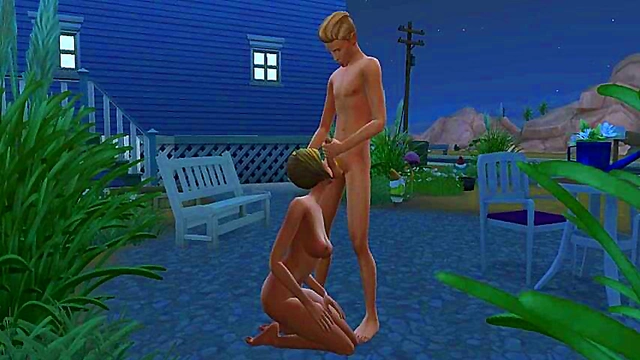 Johnny Zest Enjoying Intimate Moments With Sexy Girl On Terrace