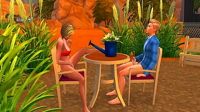 Johnny Zest Enjoying Intimate Moments With Sexy Girl On Terrace