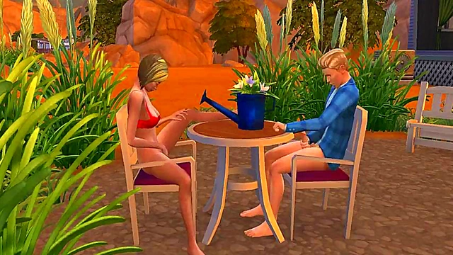 Johnny Zest Enjoying Intimate Moments With Sexy Girl On Terrace