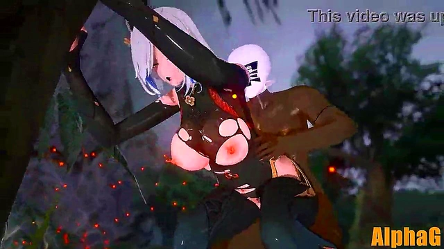 Shenhe from Genshin Impact Takes Anal Pleasure in Anime Hentai Action