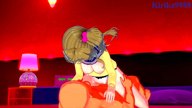 Nadesico & Aoi Seduce Old Man for Intense 3D Anime Creampie Action