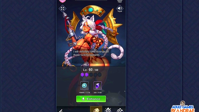 Admiring Auri's Busty Curves & Red Lingerie in Epic 3D Hentai Gameplay