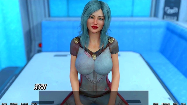 Stranded AlienGirl Takes Huge Cock For Busty Blowjob & Curvy Creampie Orgasm