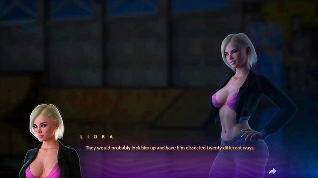 Stunning 3D Anime Babe Gets Trapped for Intense Visual Novel Action