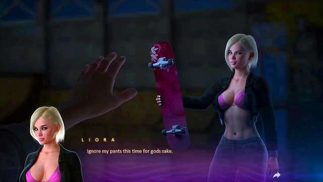 Stunning 3D Anime Babe Gets Trapped for Intense Visual Novel Action