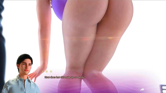 Stunning 3D Anime Babe Gets Trapped for Intense Visual Novel Action