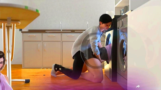 Stunning 3D Anime Babe Gets Trapped for Intense Visual Novel Action