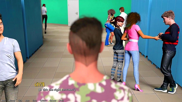 Cute Busty Blonde Guides You Through Campus in Sexy Outfit for Naughty Fun