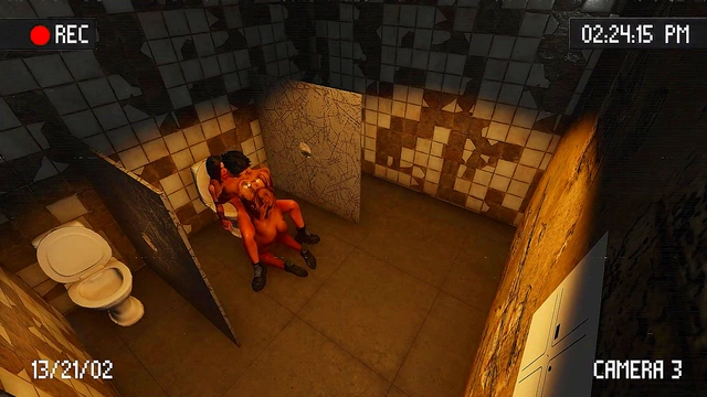 Animated 3D Couple Engages in Steamy Sex Adventure in Virtual Bathroom