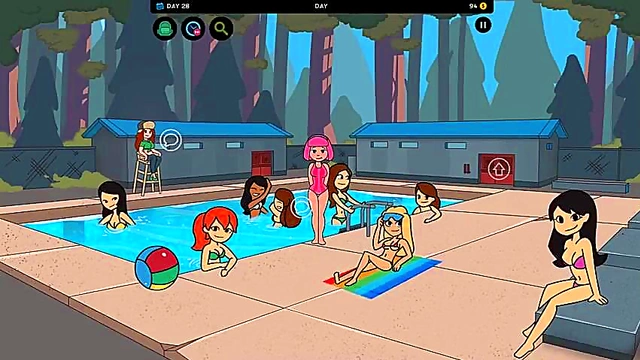 3D Anime Visual Novel – Camp Pinewood - Hot Hentai Action & Passionate Encounters