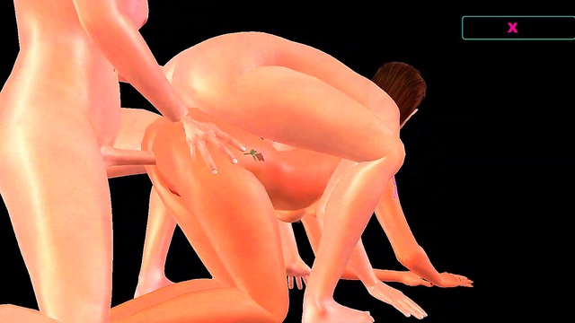 Threesome 3D Anime Action – Double Penetration For Ultimate Pleasure