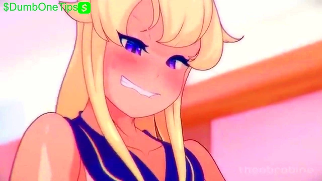 Sissy Trap Anime slut Crossdresses for Hot Blowjob Action