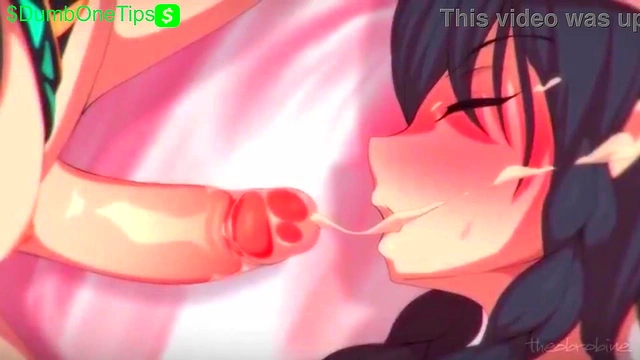 Sissy Trap Anime slut Crossdresses for Hot Blowjob Action