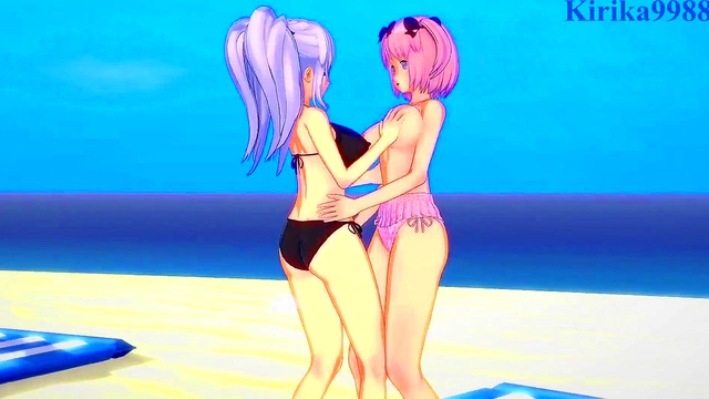 Intense Lesbian Play & Futanari Sex – Yagyū & Hibari’s Ecchi Adventure