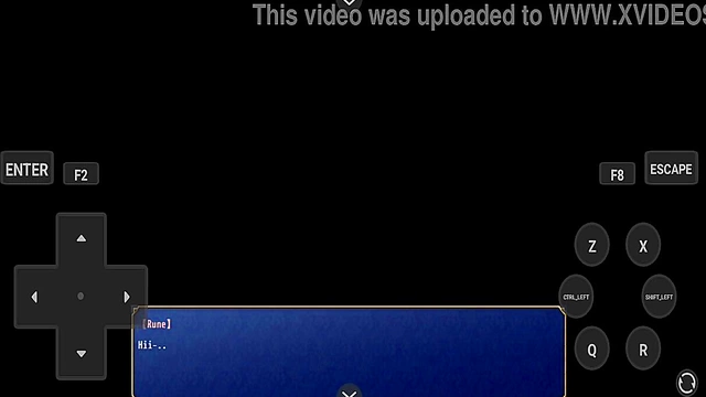 Horny Anime Chick Gets Pleasured by Rune Summoner in Game Fantasy Scene