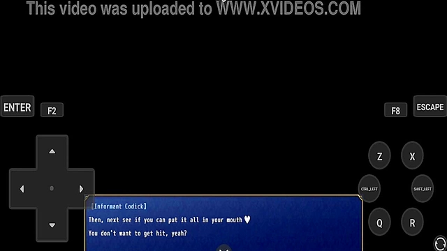 Horny Anime Chick Gets Pleasured by Rune Summoner in Game Fantasy Scene