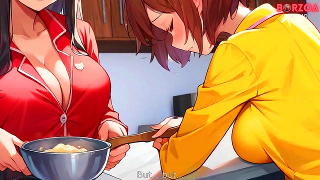 Teen Futanari Stepsister Screams in Ecstasy Before Taking Huge Creampie Inside Busty Anime Body