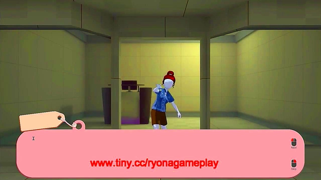 Red-Haired Lady Seduces in Curs Pantsu for Steamy Hentai Game Action