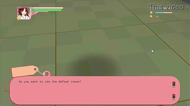 Red-Haired Lady Seduces in Curs Pantsu for Steamy Hentai Game Action