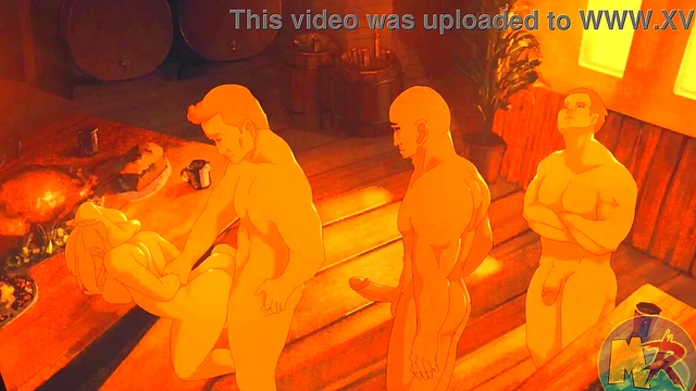 Big-Ass Hentai Babe Rides Cock in Ass for Funky Juicy Orgasm