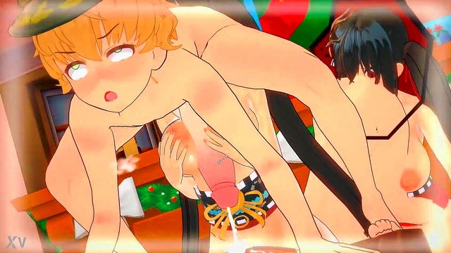 Rough Hentai Babe Dominates With Wet Pussy Squirt & Cowgirl Blowjob Feast