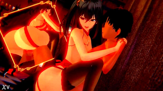 Rough Hentai Babe Dominates With Wet Pussy Squirt & Cowgirl Blowjob Feast