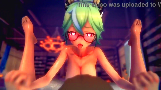 Horny Hentai Babe Squirts Orgasmically While Addicted To Wild Cowgirl Sex