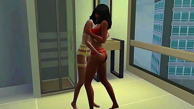 Two Strippers Visit My House for Wild 3D Hentai Fun & Intense Orgasms