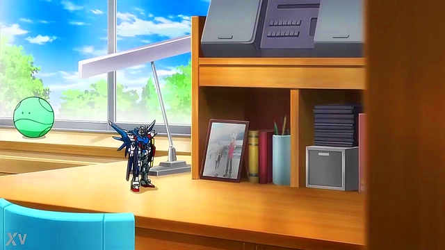 Mecha Anime Goddess Seduces Gundam Pilot In Hot Hentai Scene