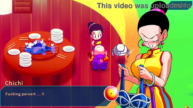 Chi-Chi Cheats on Goku for Big-Cock Handjob & Facial from Hentai Legend Roshi