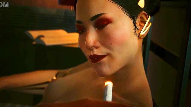 3D Cyberpunk Anime Hanako Arasaka Rides Cock in Laguna Bend Sex Scene