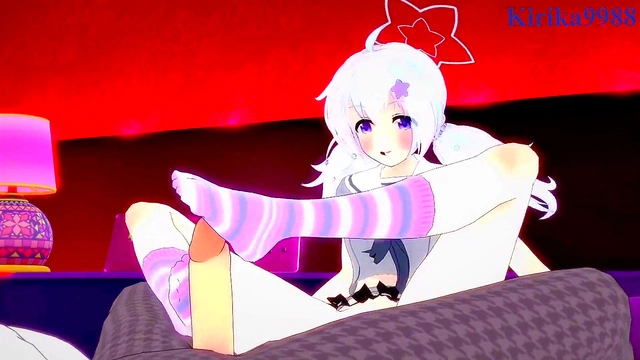 Mikamo Neru & Uzawa Reisa Intense 3D Anime Sex in Sexy Bunny Outfits