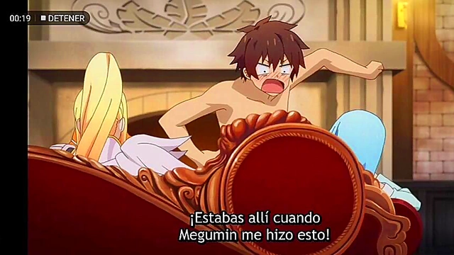 Farewell to Konosuba – Anime Couple’s Steamy Goodbye Scene