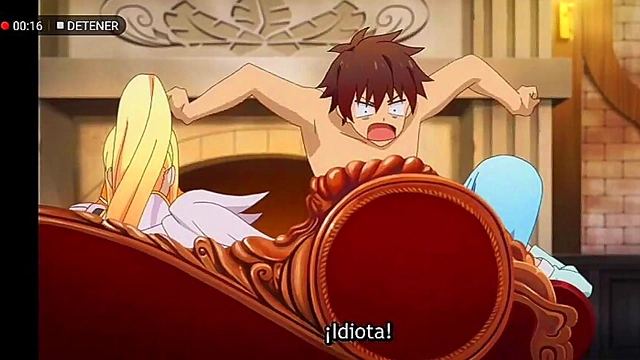 Farewell to Konosuba – Anime Couple’s Steamy Goodbye Scene