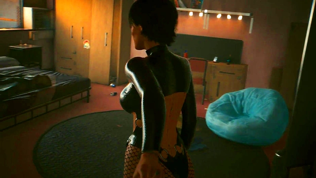Cyberpunk 2077 Goths Get Animated for Steamy 3D Hentai Action