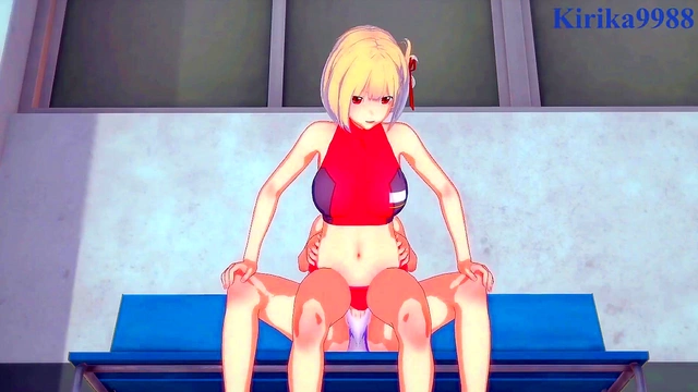 Chisato Nishikigi & Takina Inoue Engage in Intense Futanari Sex With Big Boobs & Creampie