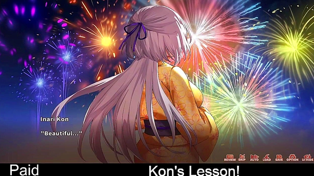 Fox Girl Teaches Erotic Lessons in Steamy Hentai Eroge Simulation