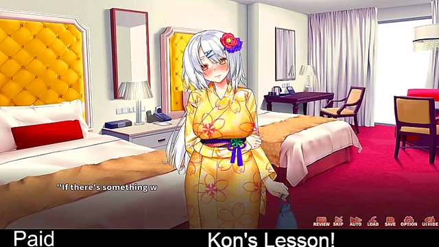 Fox Girl Teaches Erotic Lessons in Steamy Hentai Eroge Simulation