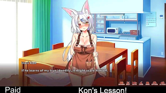 Fox Girl Teaches Erotic Lessons in Steamy Hentai Eroge Simulation