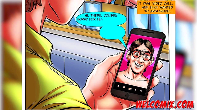 Nerdy Hentai Guy Fucks Big Butt Woman Over Video Call For Anal Delight