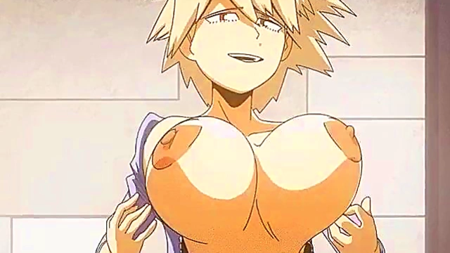 Bakugo's Mom Shows Off Big Tits in My Hero Academia Hentai Anime