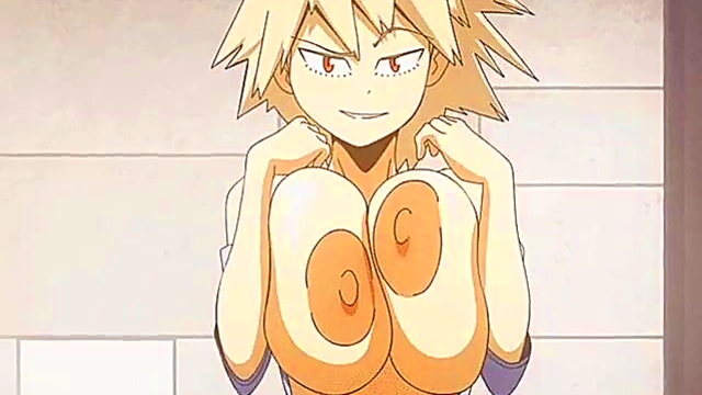 Bakugo's Mom Shows Off Big Tits in My Hero Academia Hentai Anime