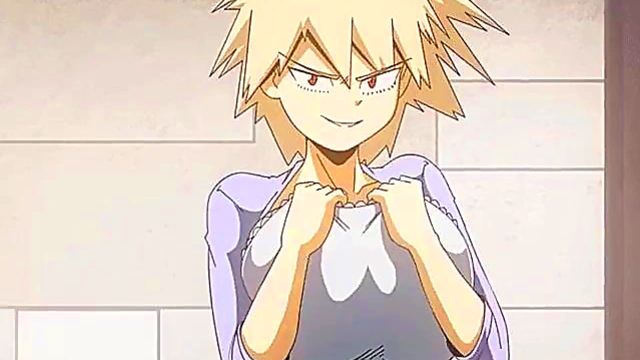 Bakugo's Mom Shows Off Big Tits in My Hero Academia Hentai Anime