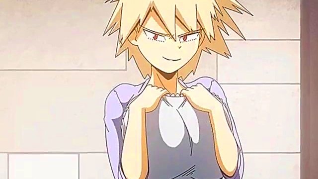 Bakugo's Mom Shows Off Big Tits in My Hero Academia Hentai Anime
