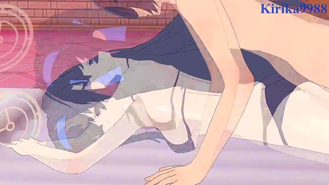 Intense 3D Hentai Sex – Asuma Toki & Kozeki Ui's Ecchi Adventure With Big Boobs&Cumshot Creampie