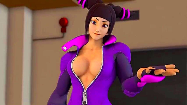 Horny Juri Fucks Cammy From Street Fighter V In Hot Rule 34 Hentai Scene